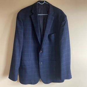 Jos. A Bank Vintage 44L men’s Blue Plaid sport Blazer 1905 collection